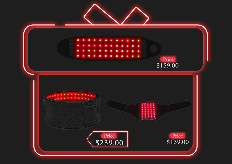 Megelin LED Red Infrared Light Therapy Belt (Knee) - Image 7