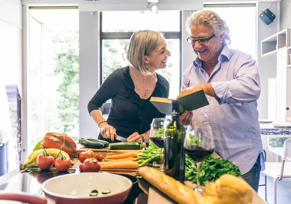 Couple Cooking
