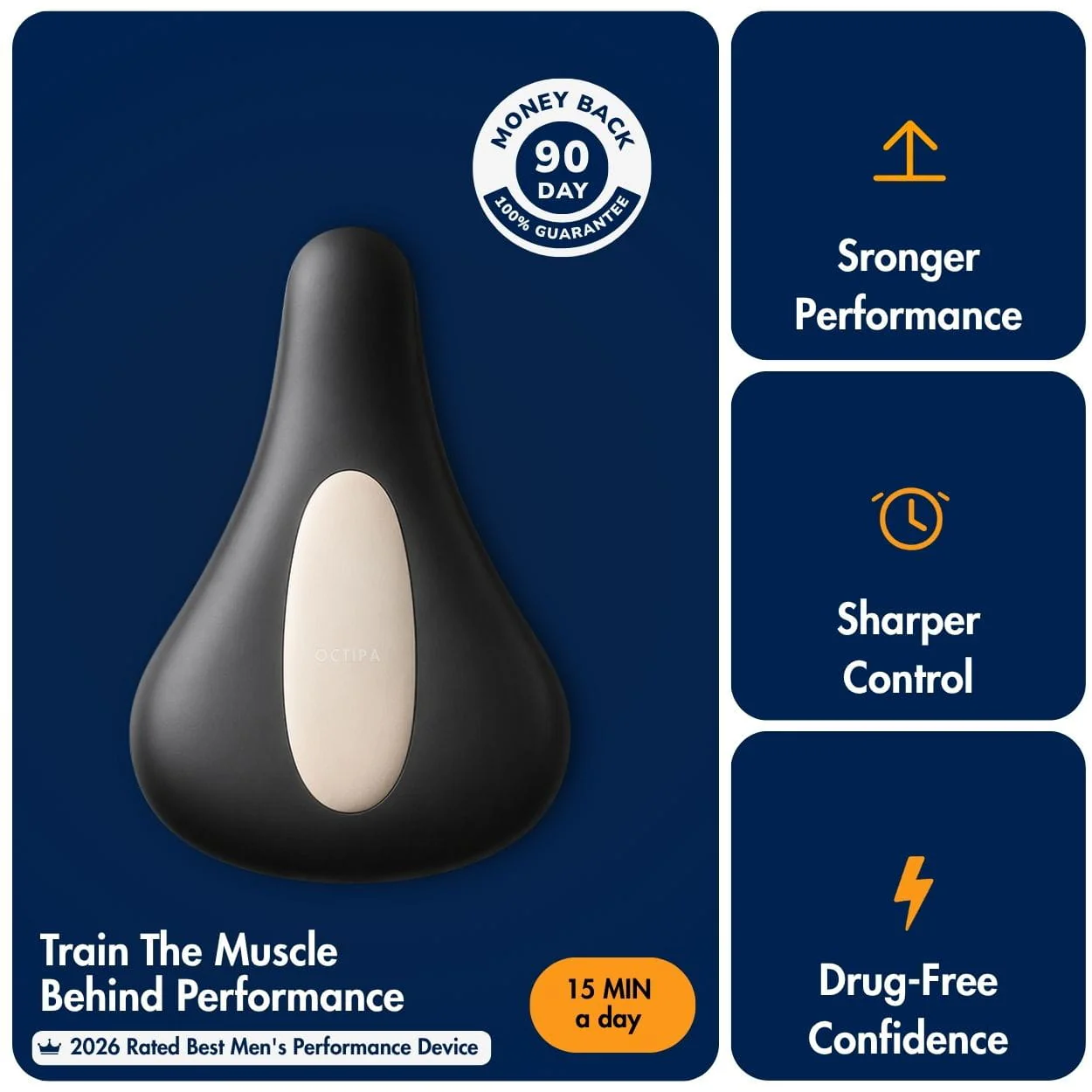 Octipa Men's Pelvic Pulse for Performance & Control - Image 4