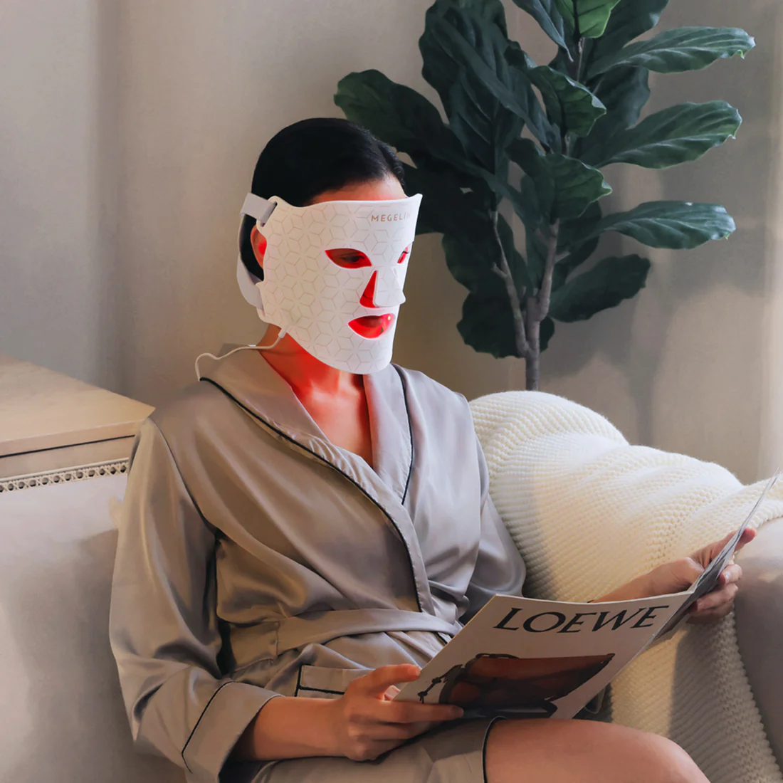 Megelin LED Light Therapy Face + Neck Mask - Image 9