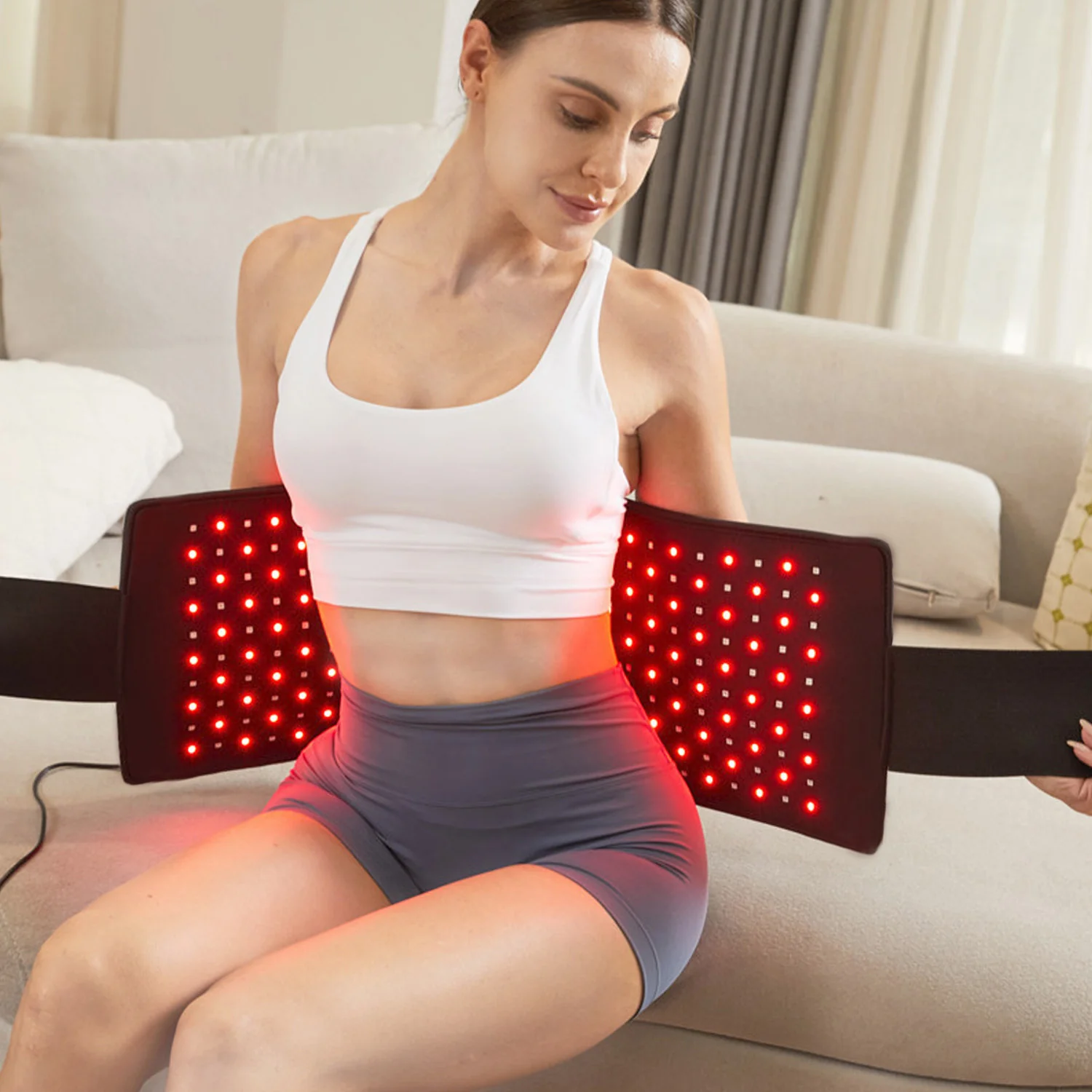 Megelin LED Red Infrared Light Therapy Belt (Ankle) - Image 2