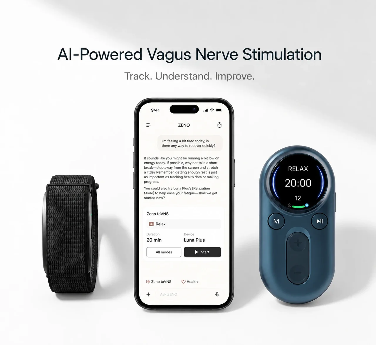 Zenowell ai vagus modes